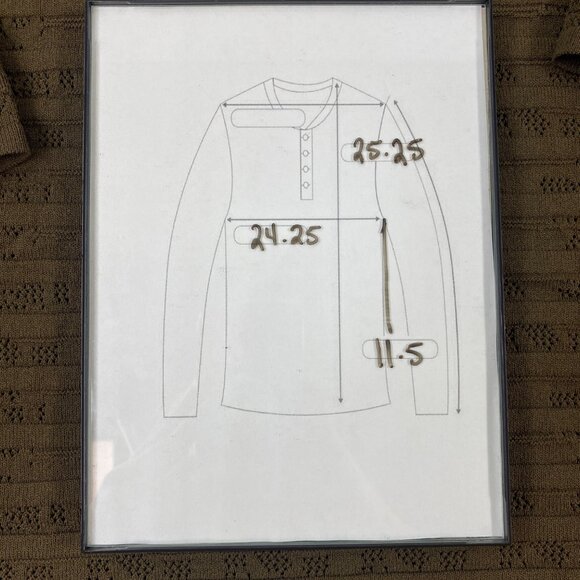 Ryegrass Womens Military Green Textured Knit Pattern Square Neck Sweater Size 3X - Picture 4 of 4